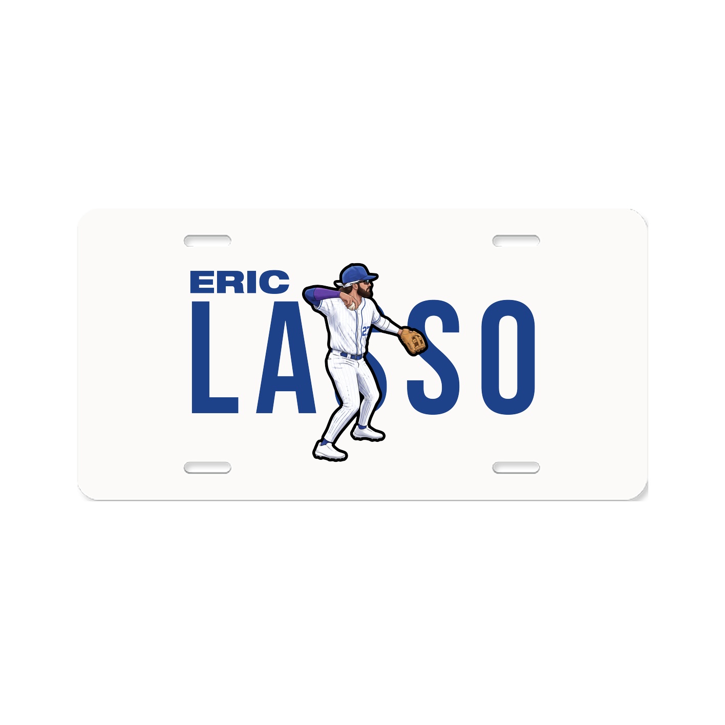 License Plate — Player Name in Classic