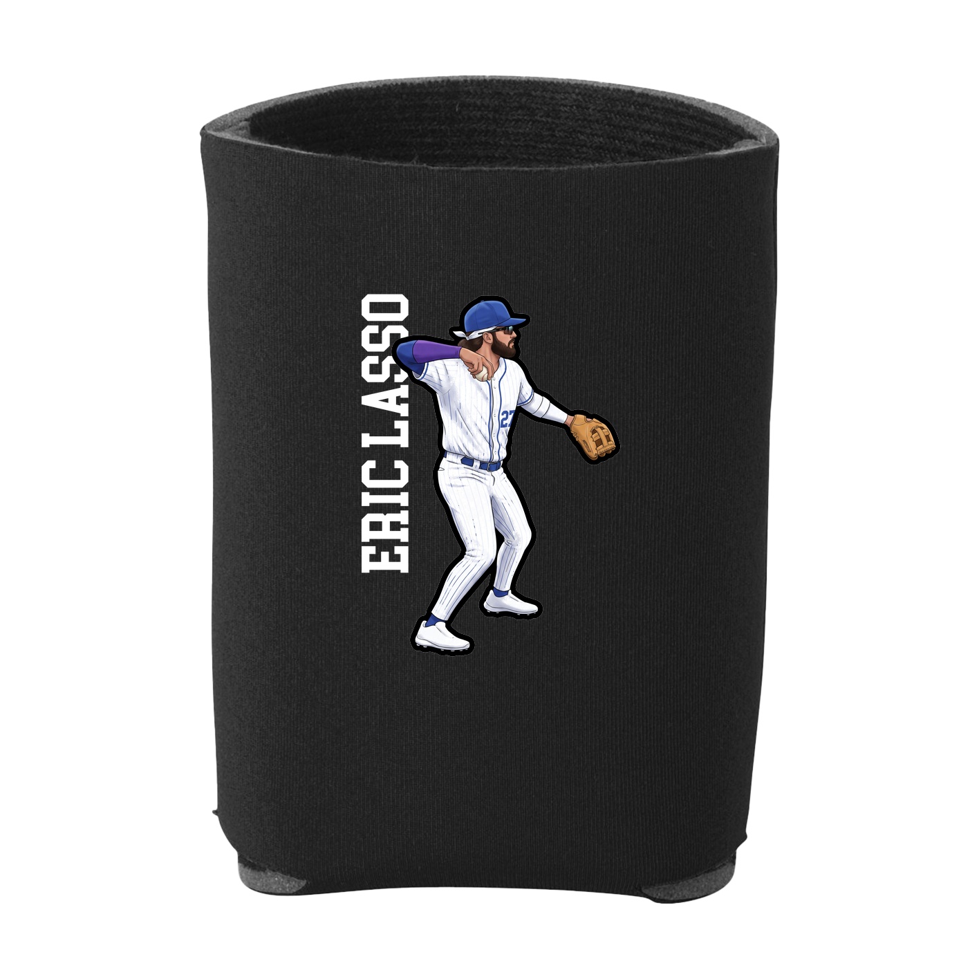 Can Holder — Name Vertical in Black