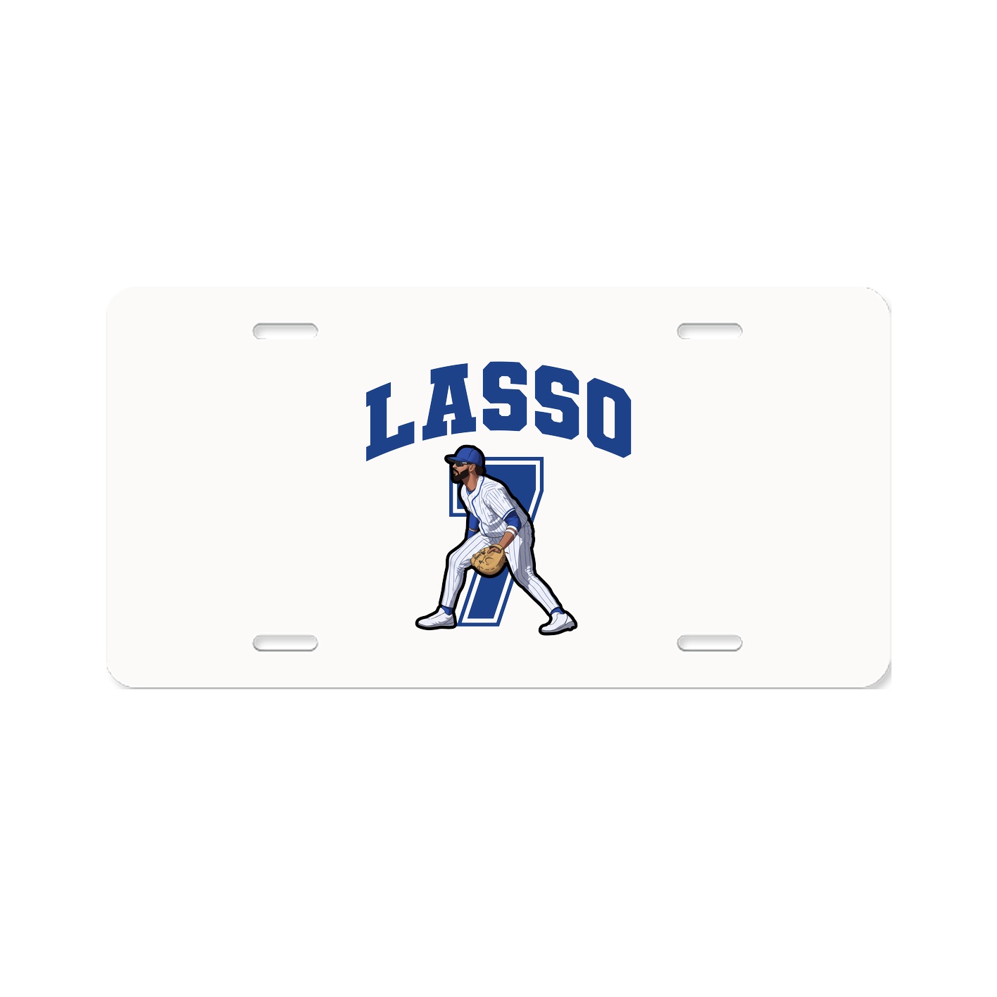 License Plate — Number in Classic