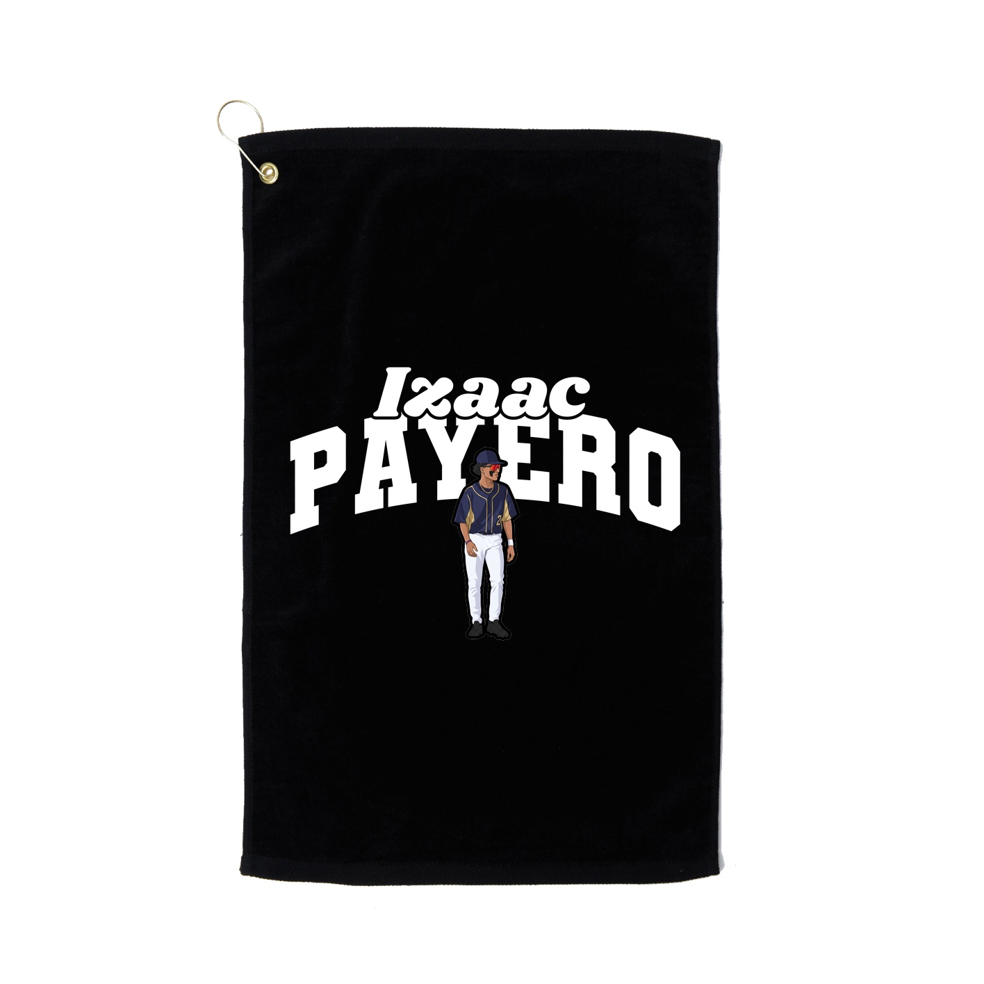 Golf Towel — Signature Arch in Black