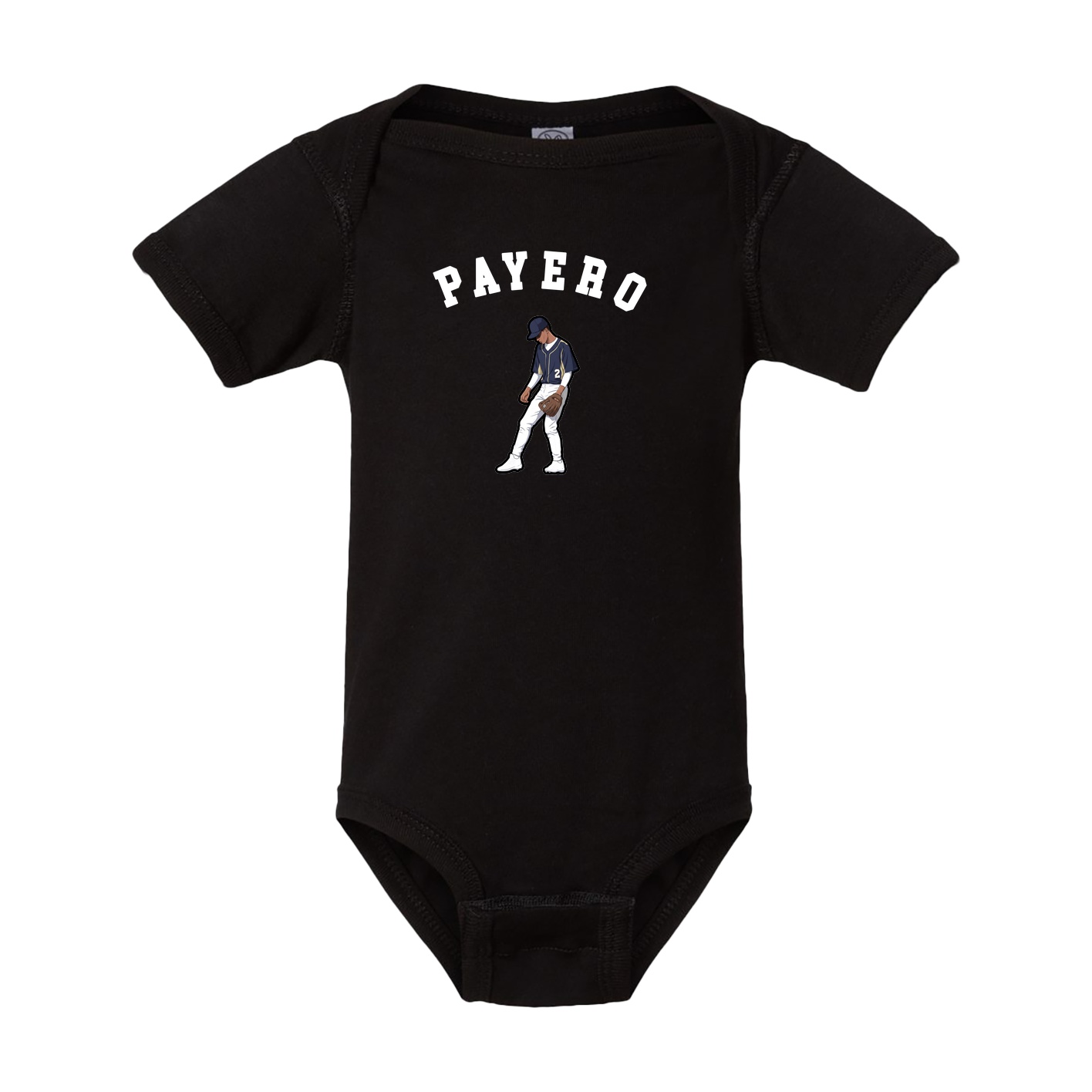 Baby Onesie — Shirsey Arch in Black