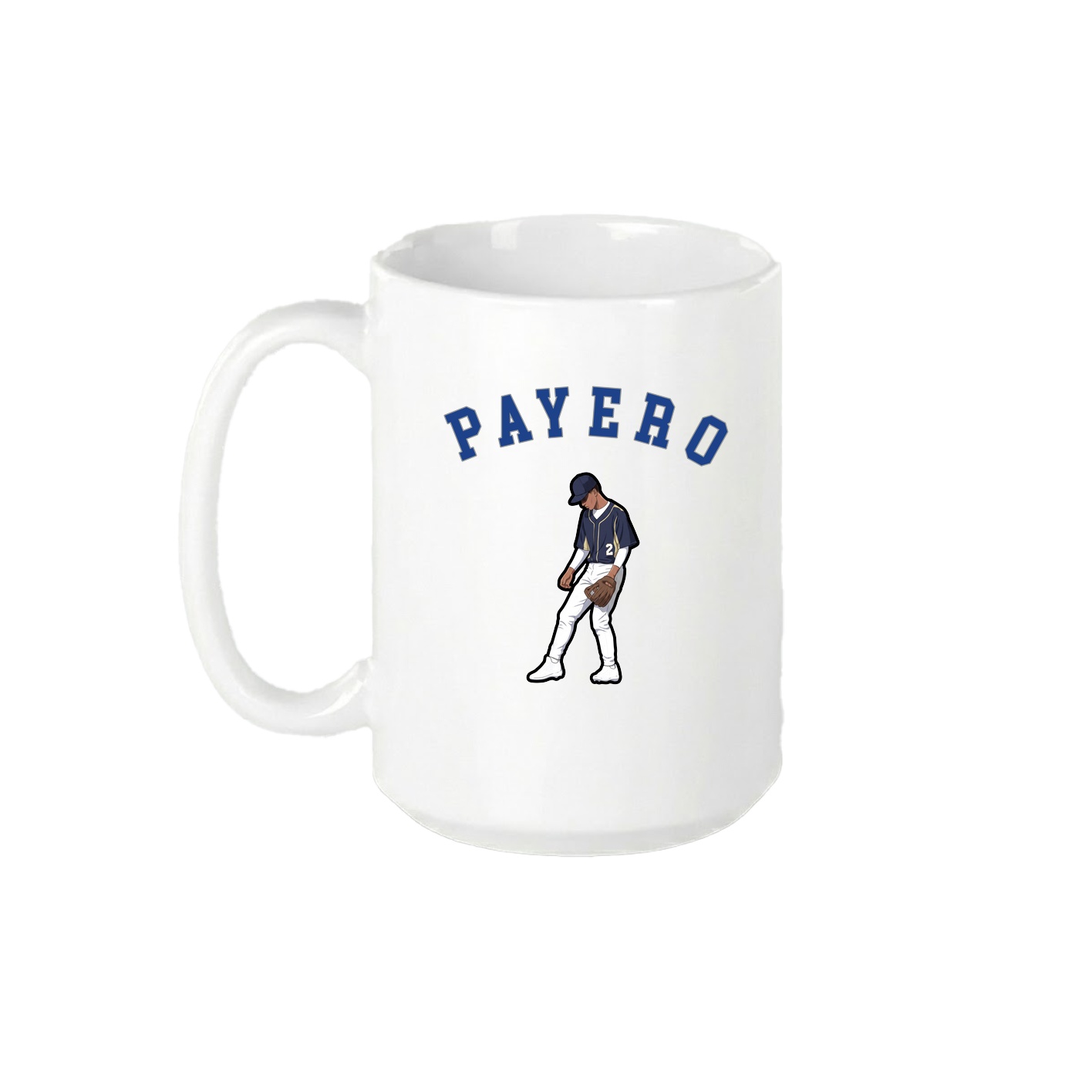 15oz Coffee Mug — Shirsey Arch in White