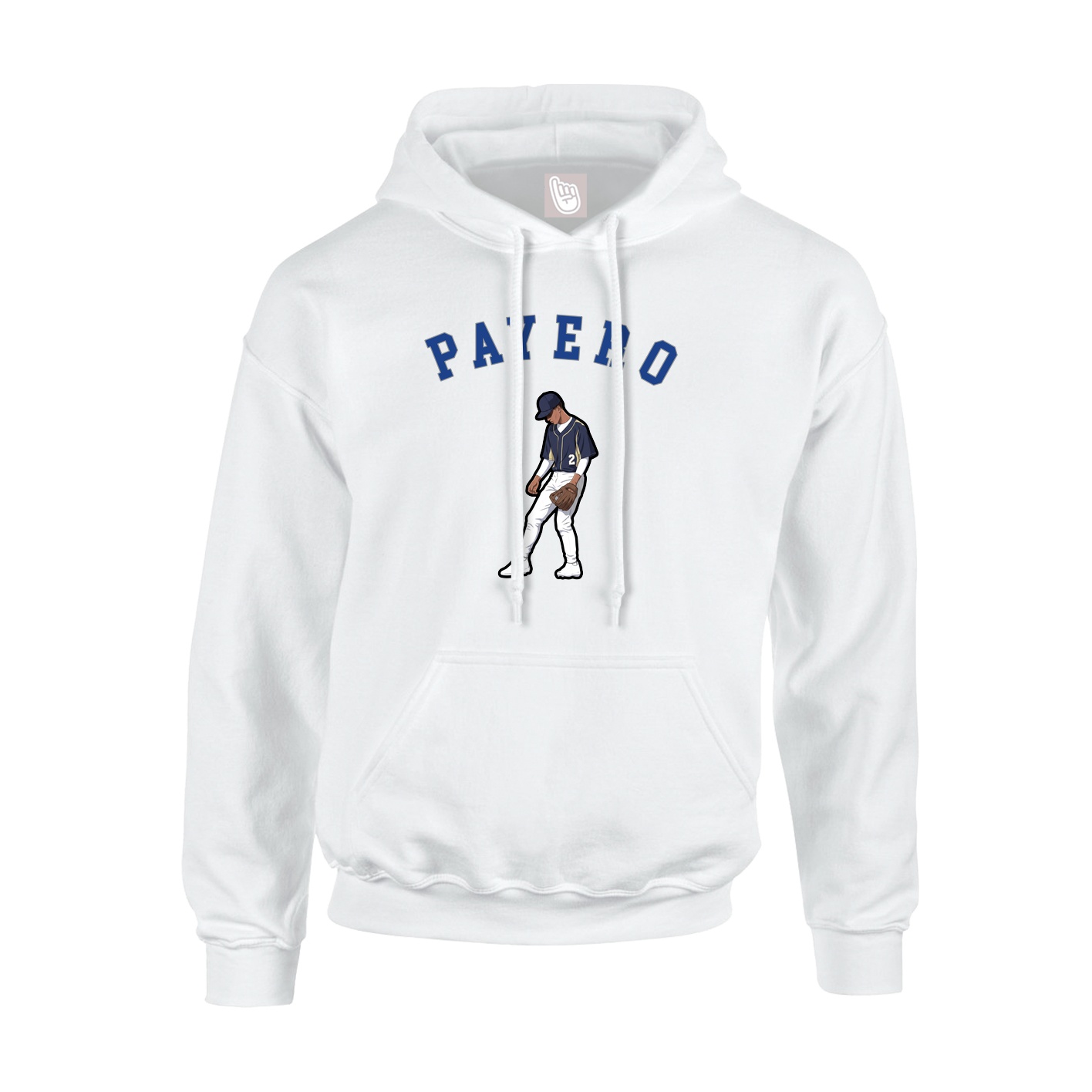 Youth Hoodie — Shirsey Arch in White