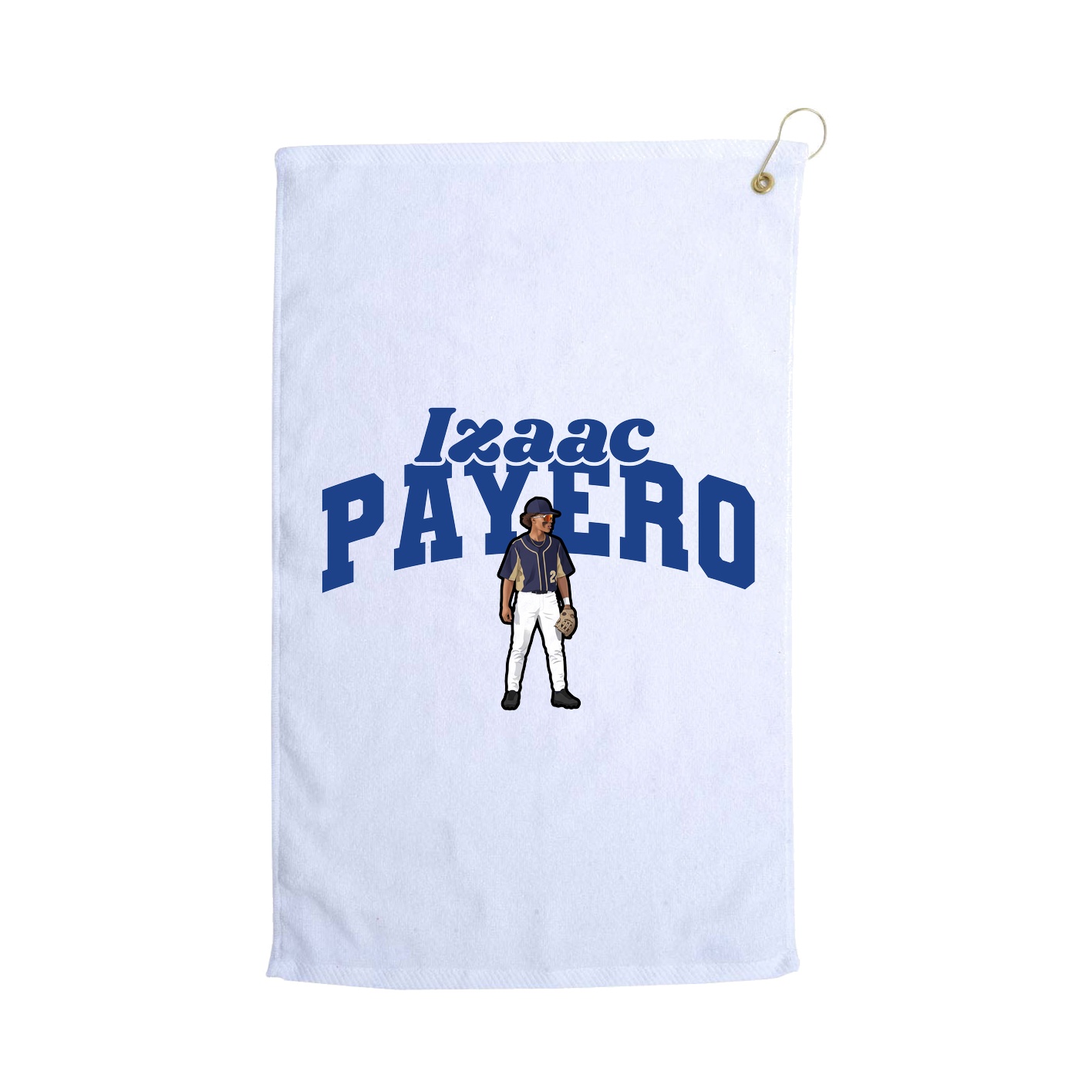 Golf Towel — Signature Arch in White