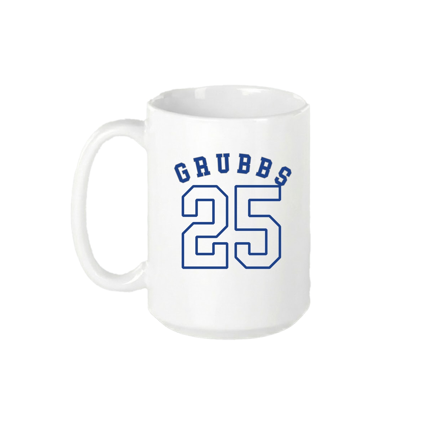 15oz Coffee Mug — Shirsey Arch in White