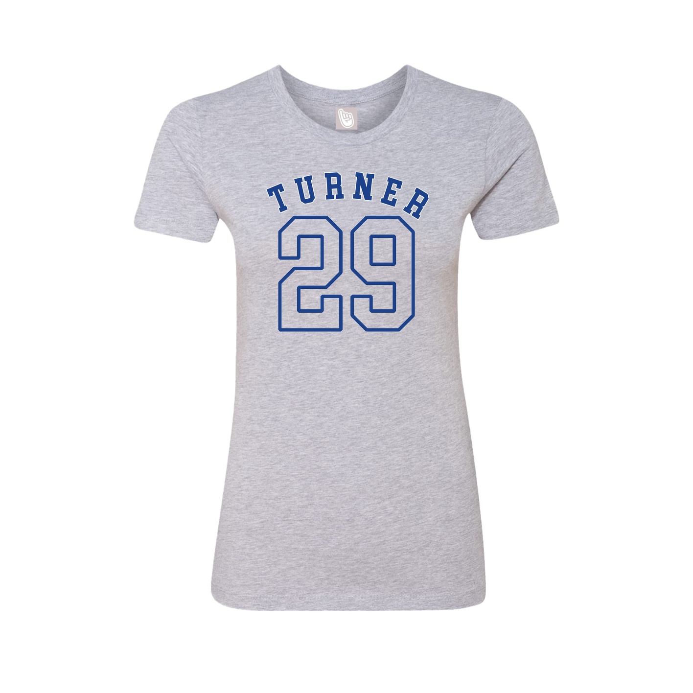 Fitted Women's Tee — Shirsey Arch in Grey