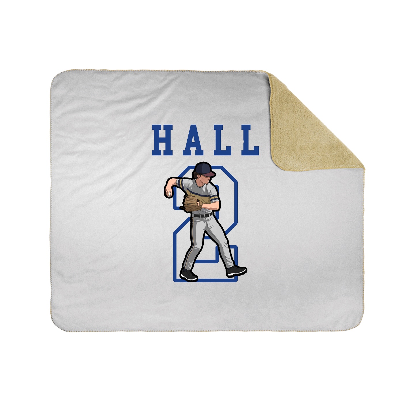 Throw Blanket — Shirsey in White
