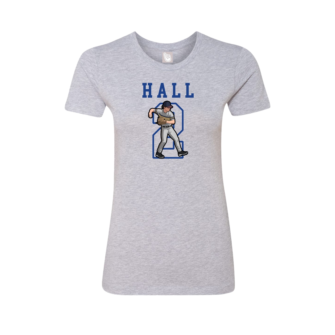 Fitted Women's Tee — Shirsey in Grey