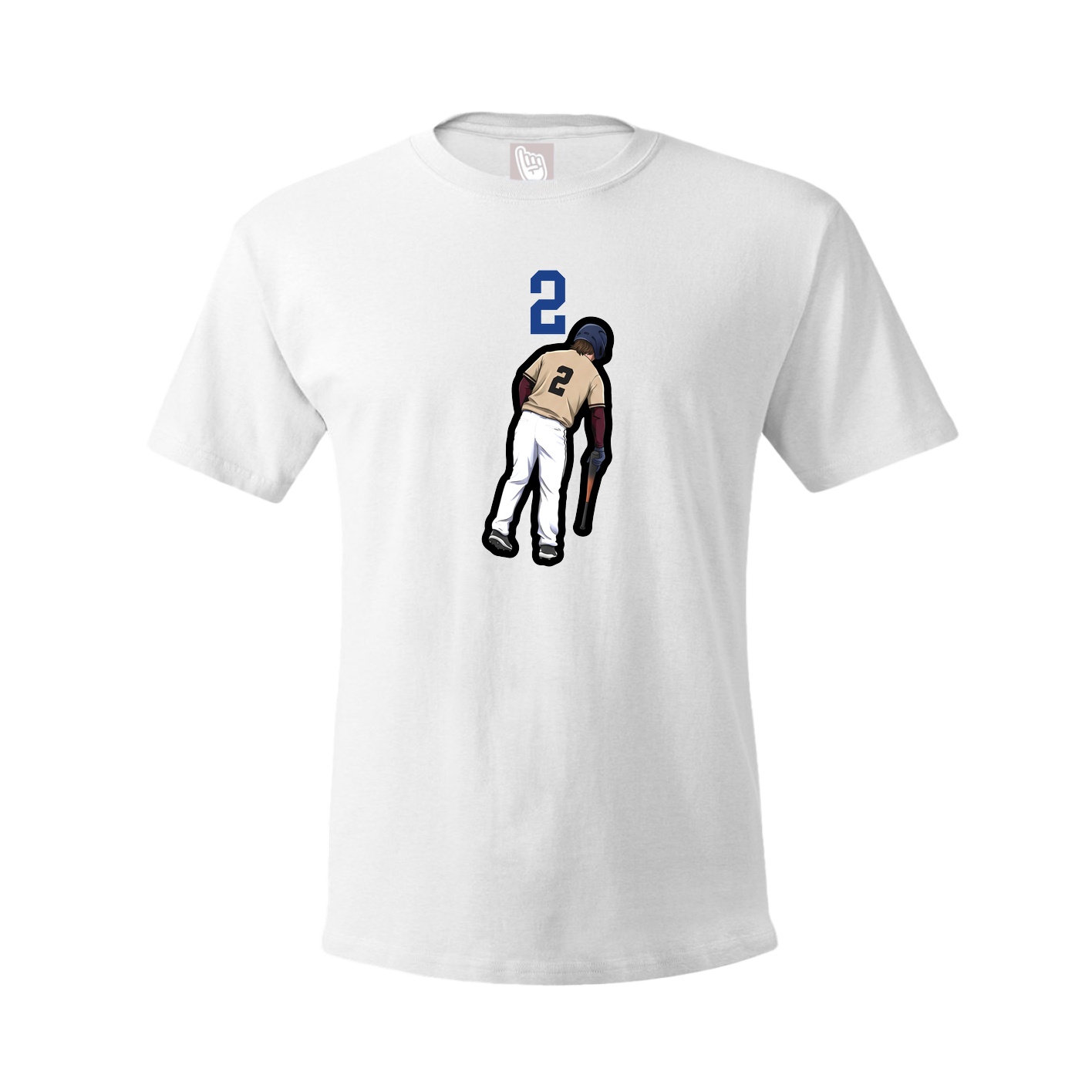 Tee — Number Top in White