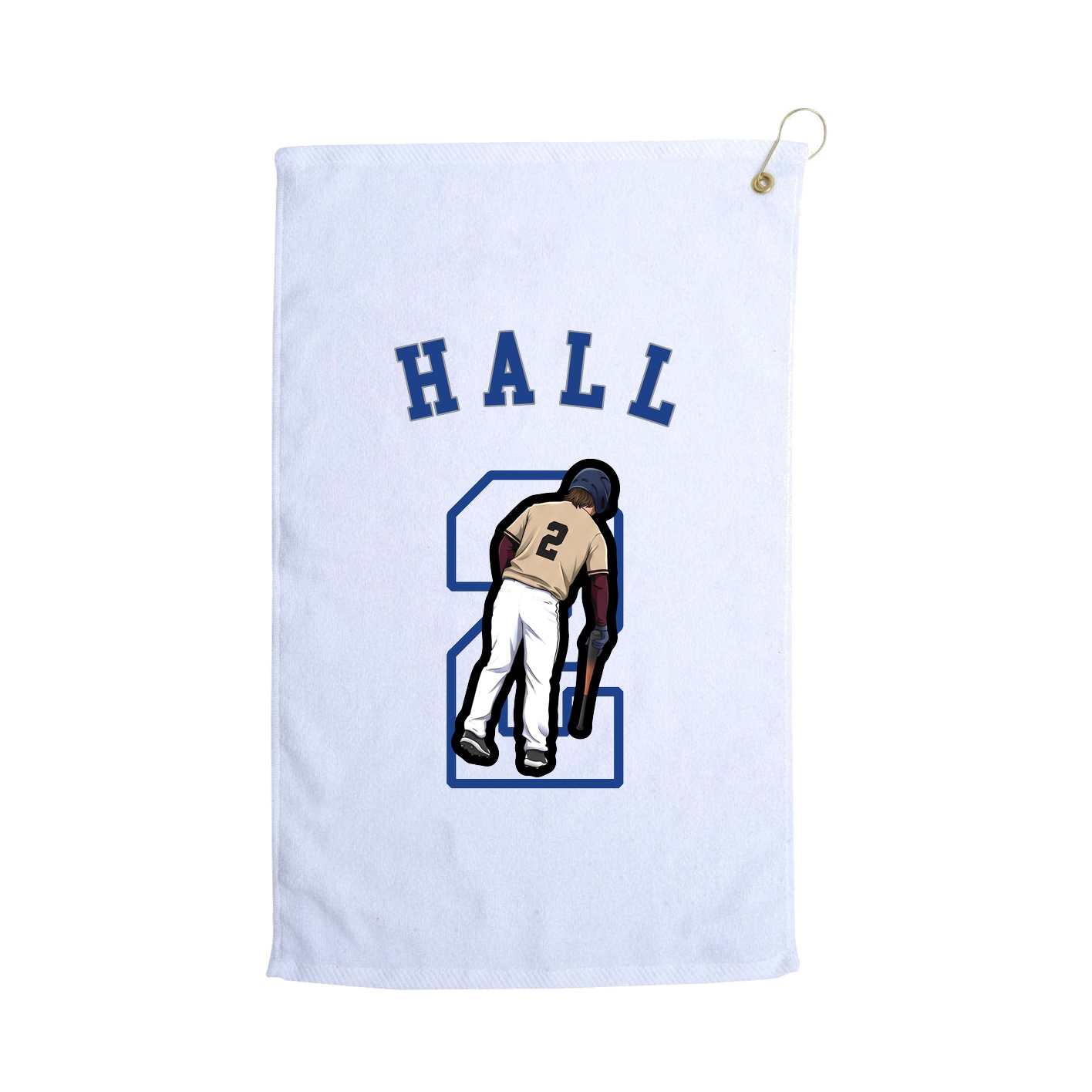 Golf Towel — Shirsey Arch in White