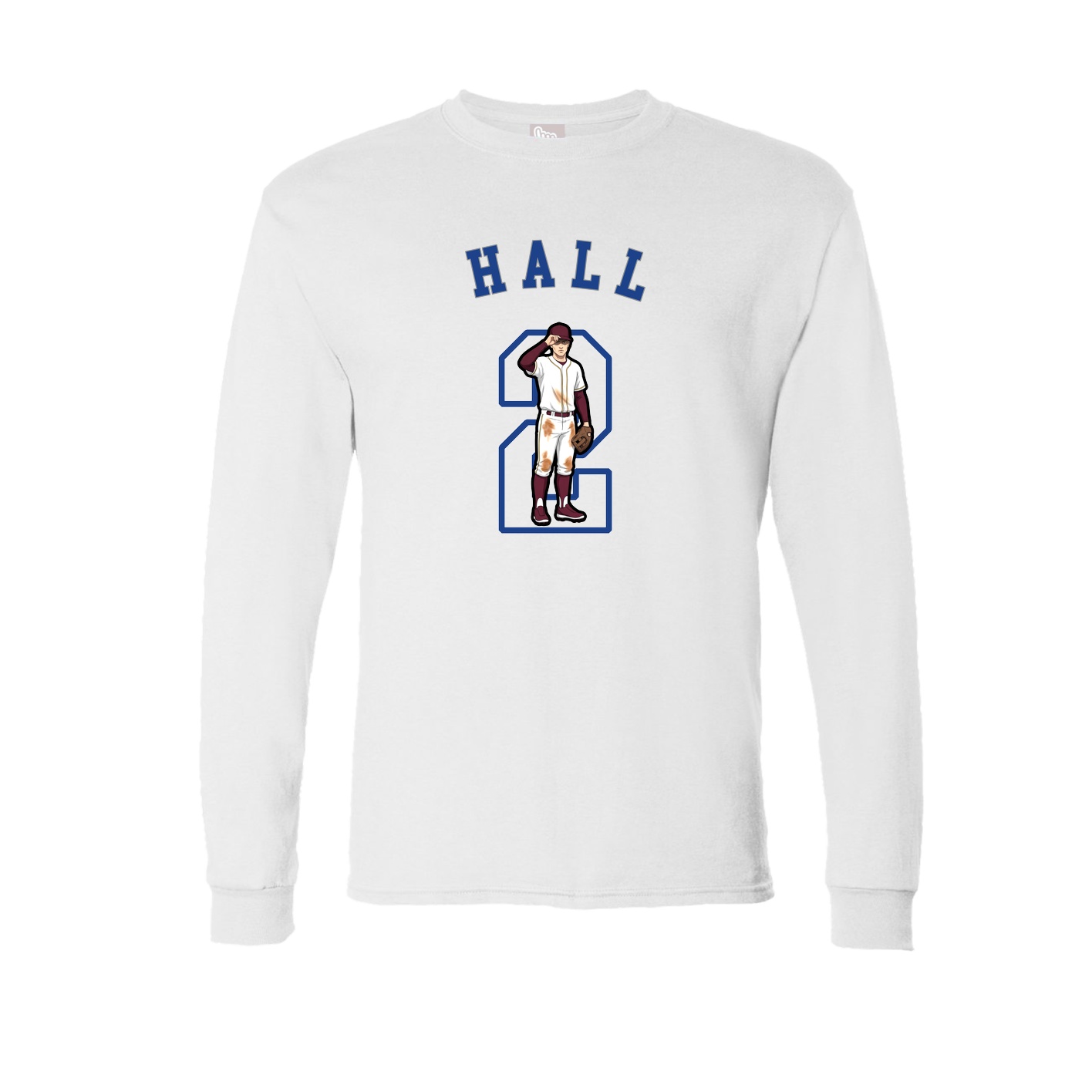 Long Sleeve Tee — Shirsey Arch in White