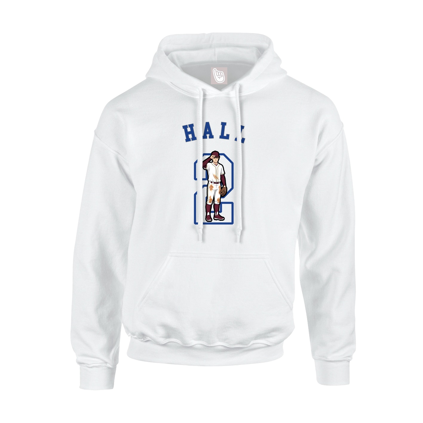 Hoodie — Shirsey Arch in White