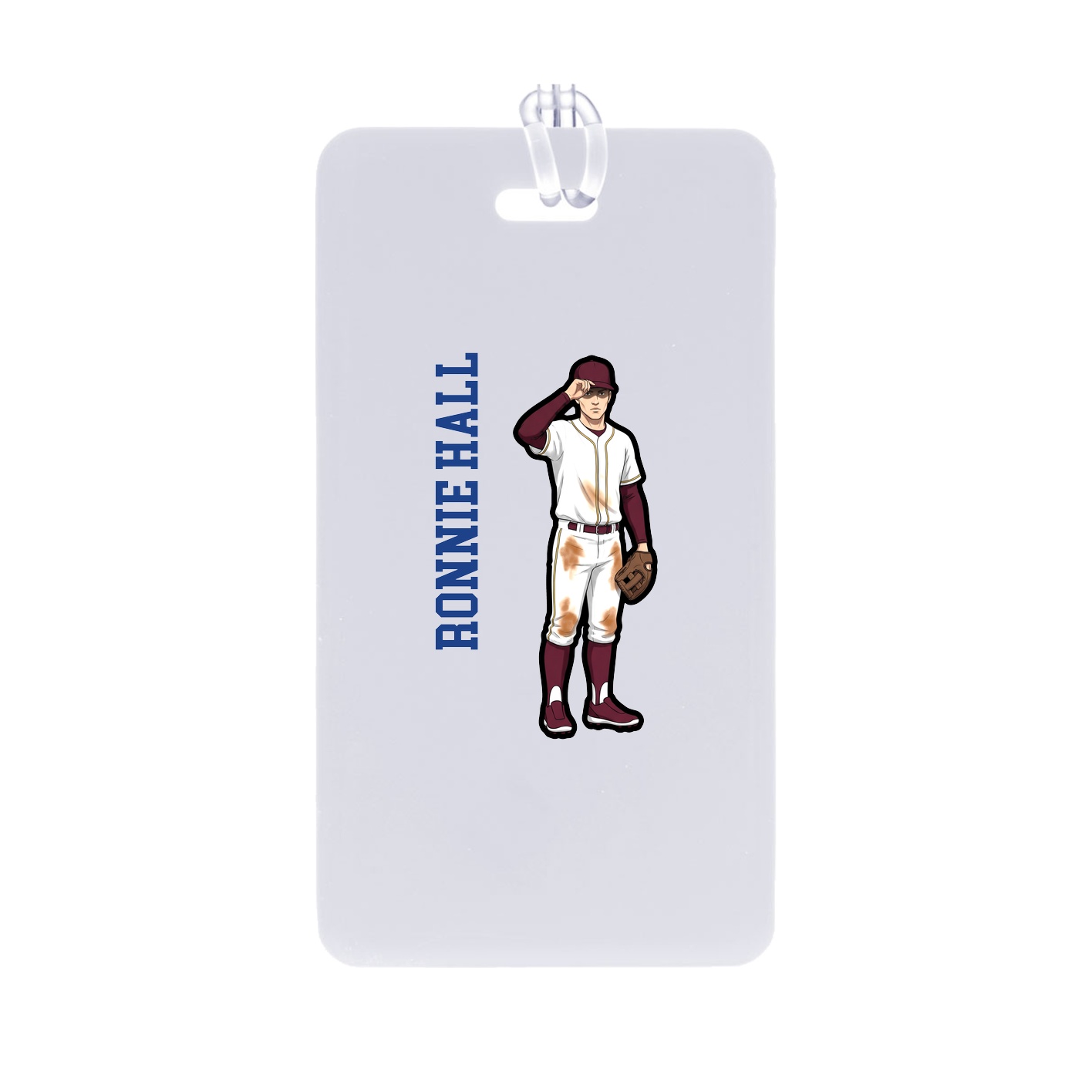 Bag Tag — Name Vertical in Classic