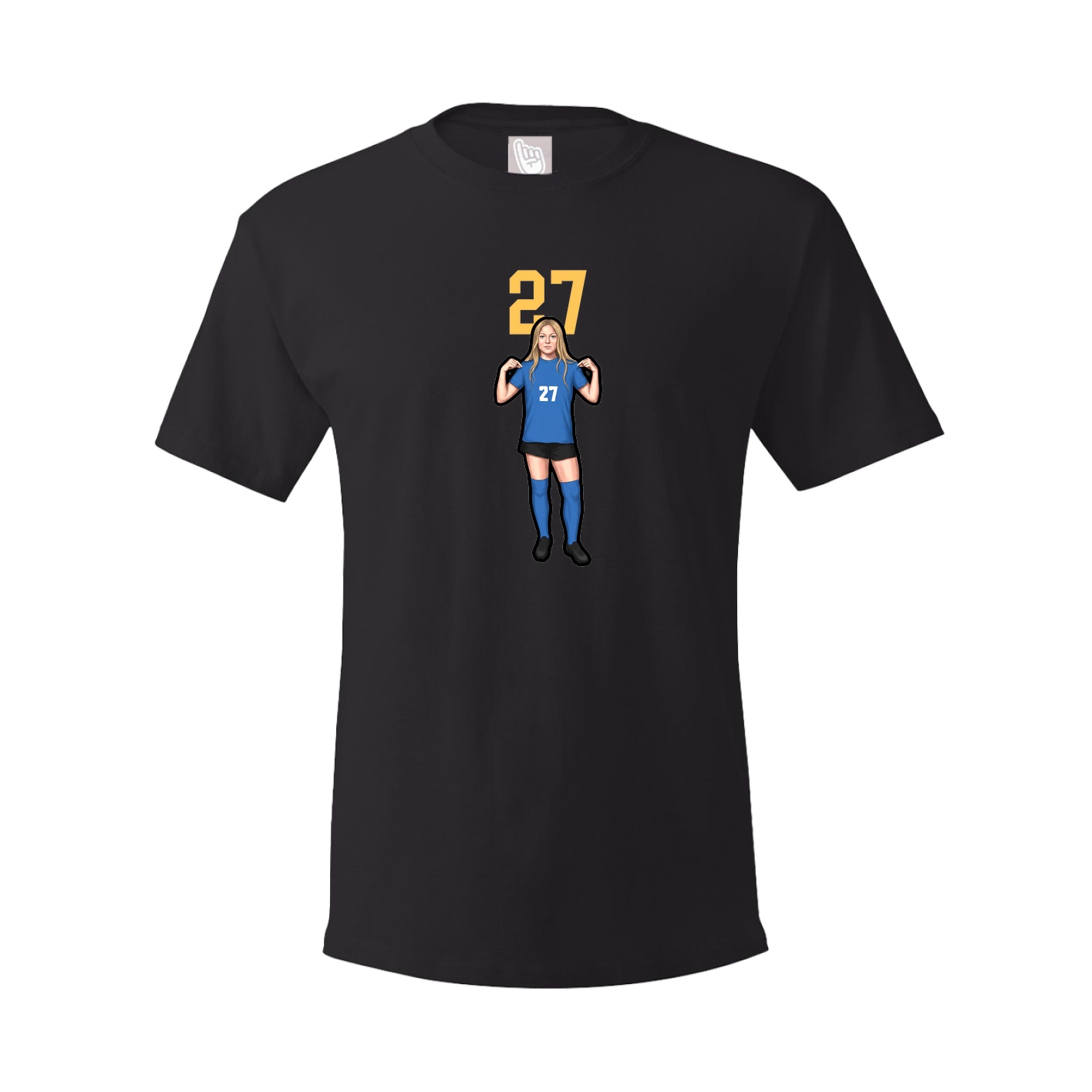 Tee — Number Top in Black