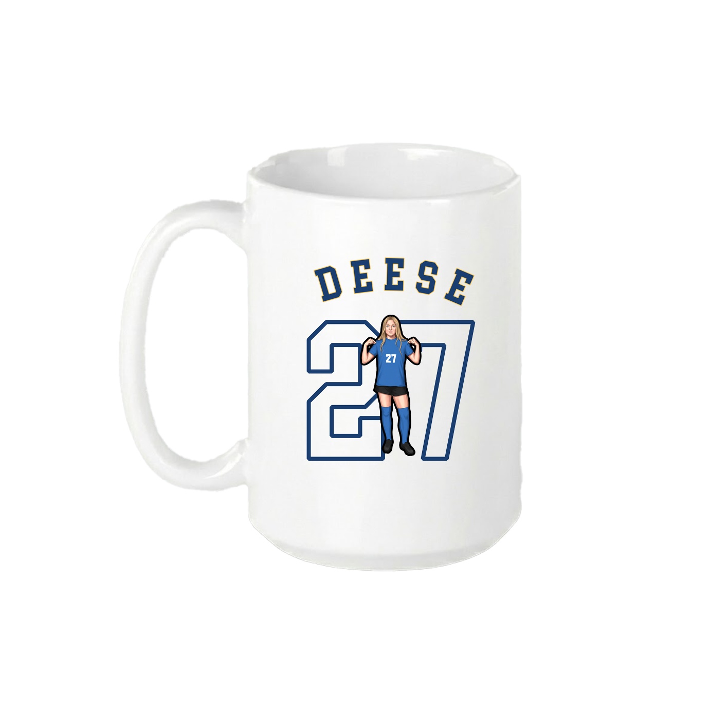 15oz Coffee Mug — Shirsey Arch in White