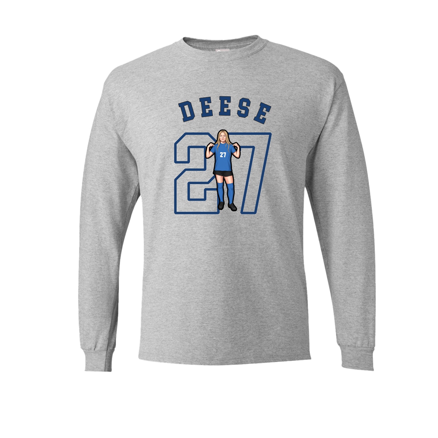 Long Sleeve Tee — Shirsey Arch in Grey