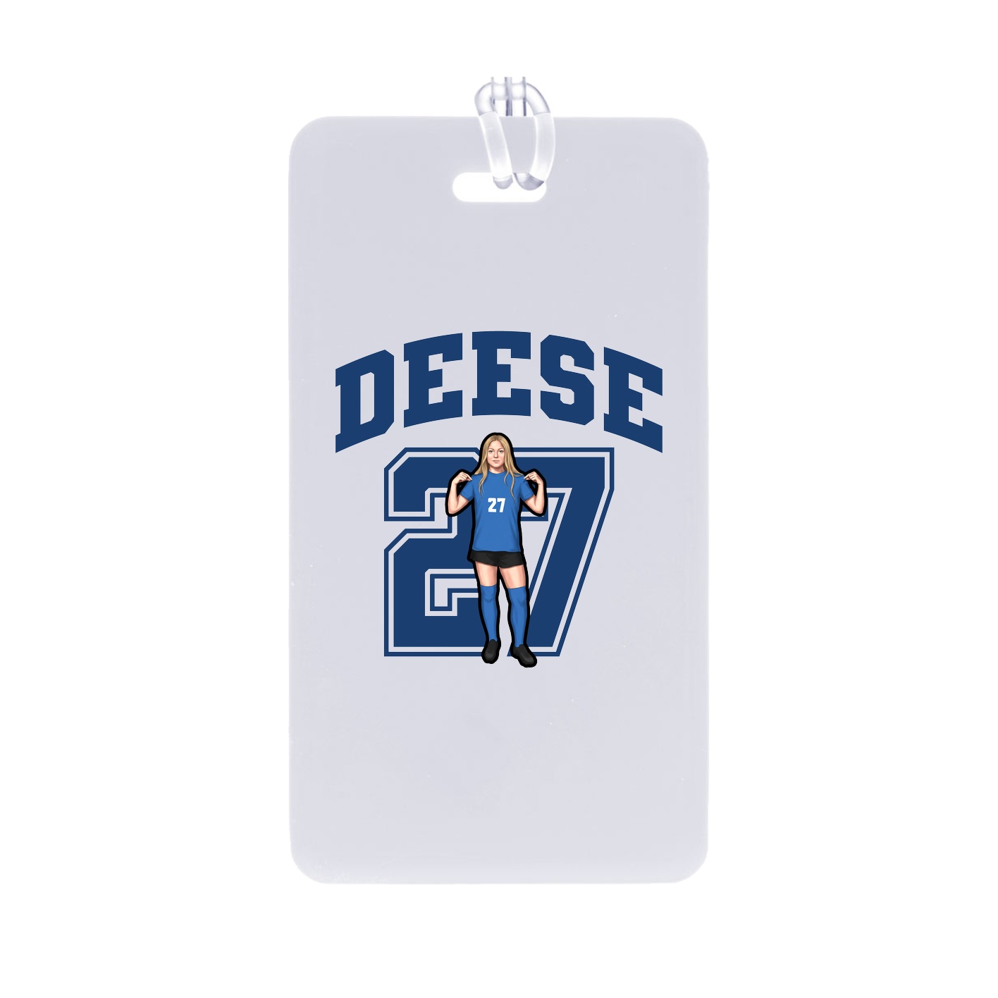 Bag Tag — Number in Classic