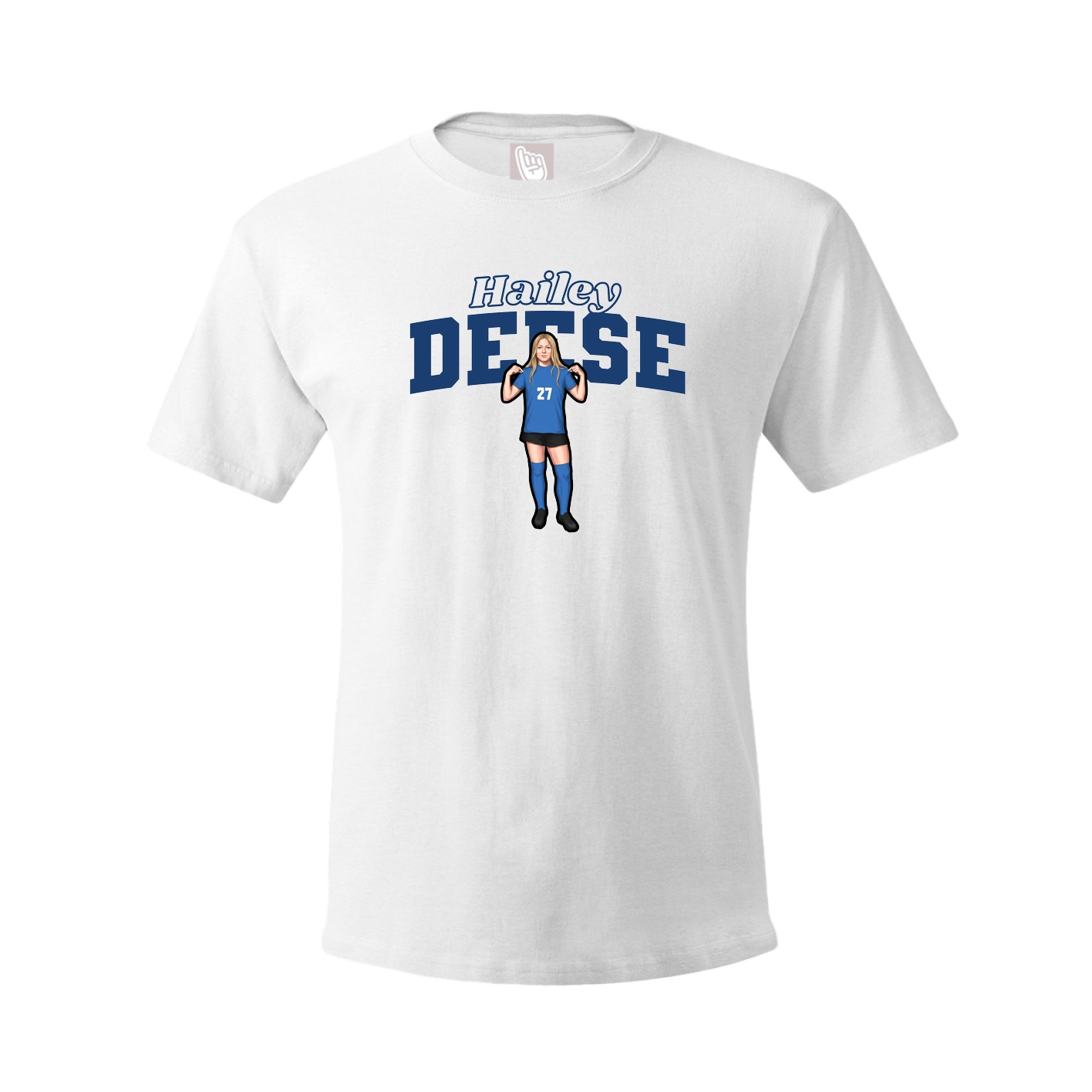 Tee — Name Arch in White