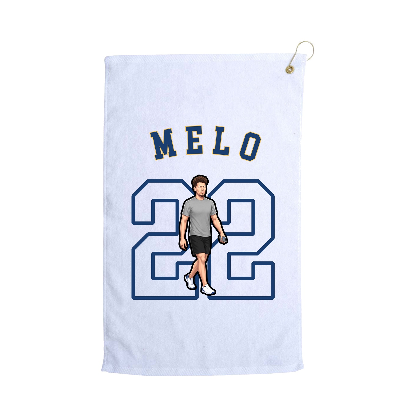 Golf Towel — Shirsey Arch in White