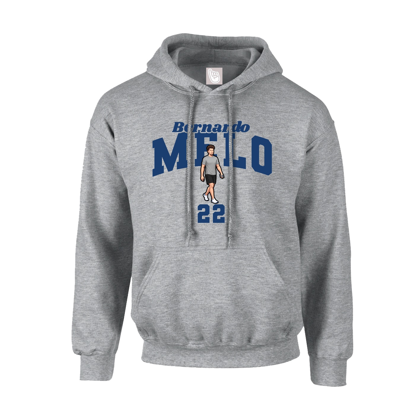 Hoodie — Signature Arch in Grey