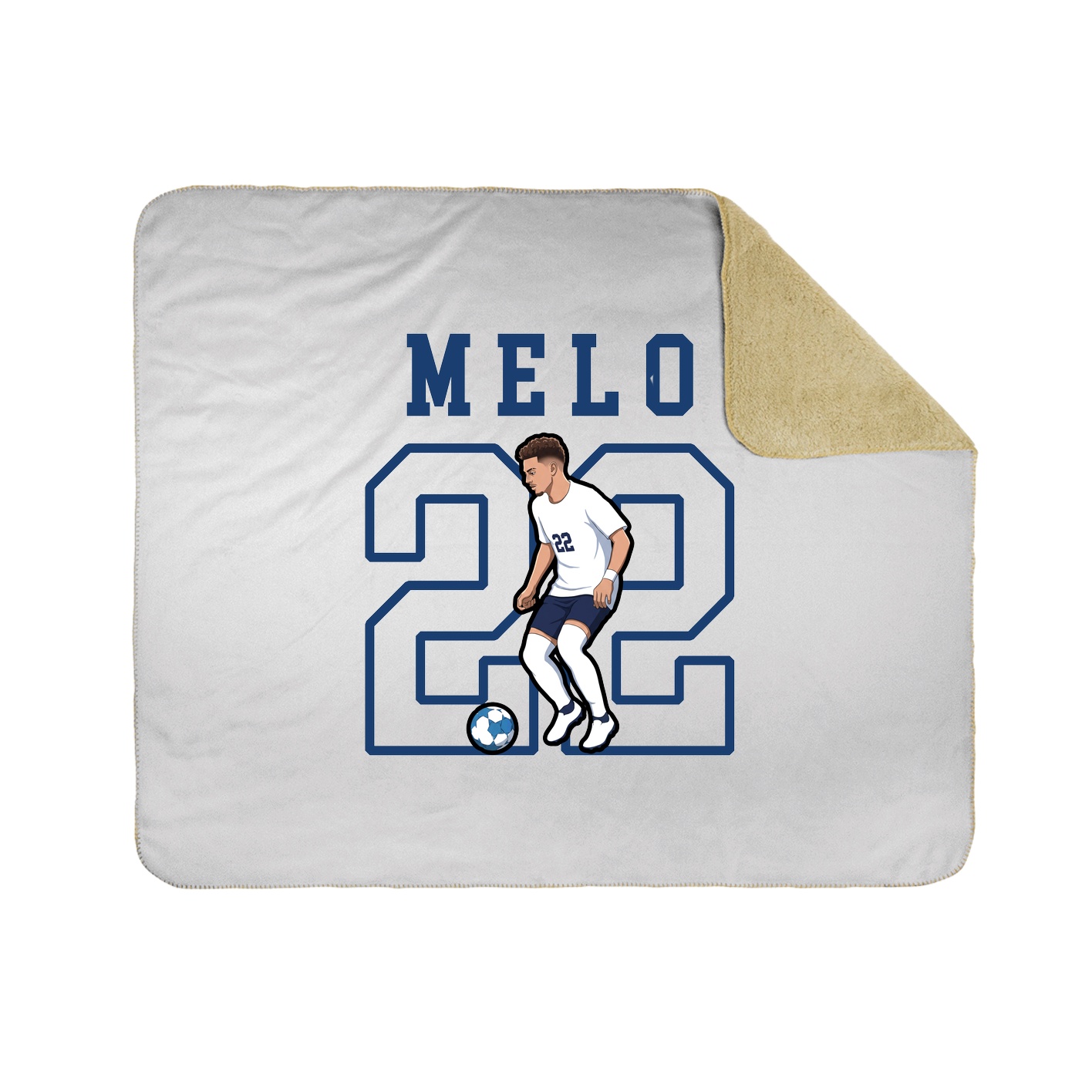 Throw Blanket — Shirsey in White