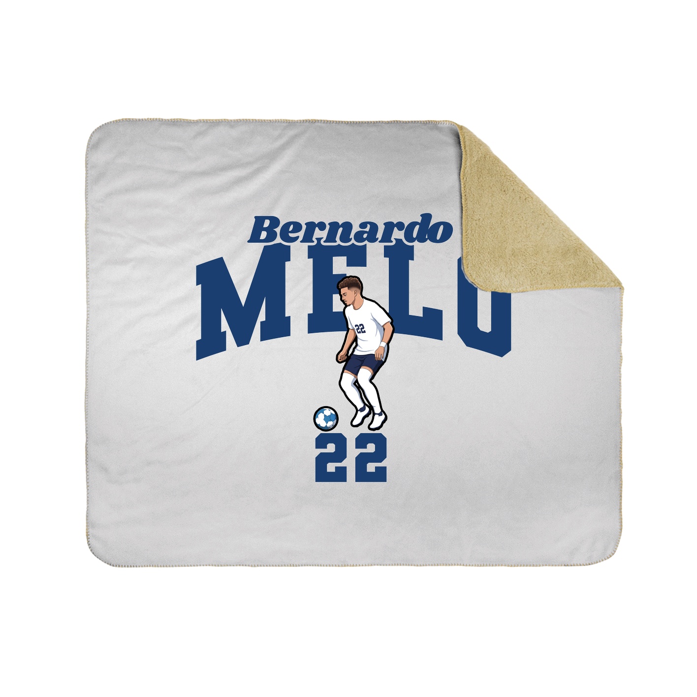 Throw Blanket — Signature Arch in White