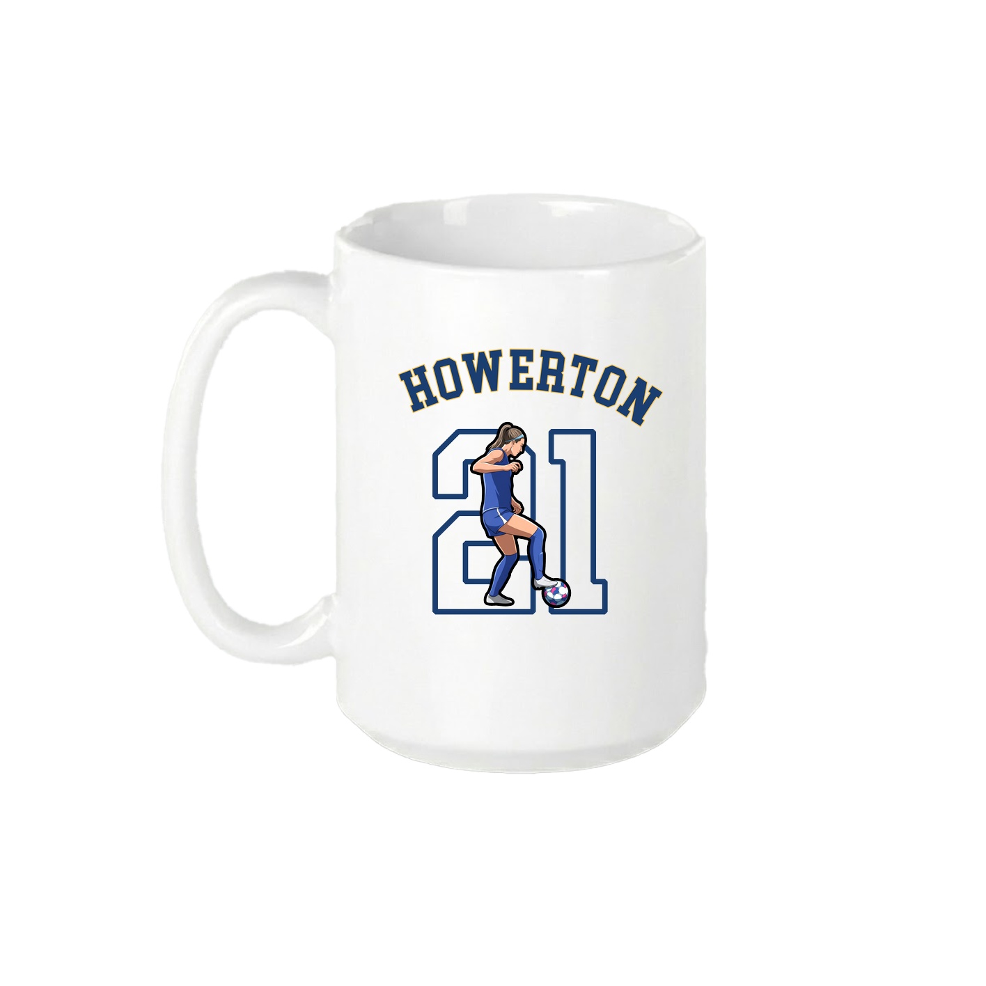 15oz Coffee Mug — Shirsey Arch in White