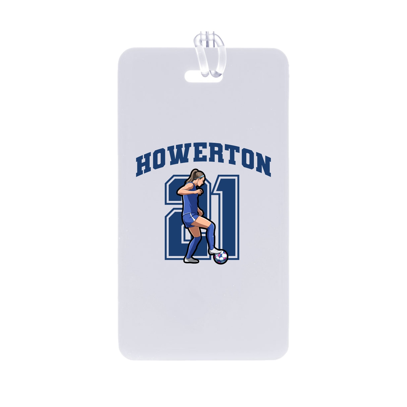 Bag Tag — Number in Classic