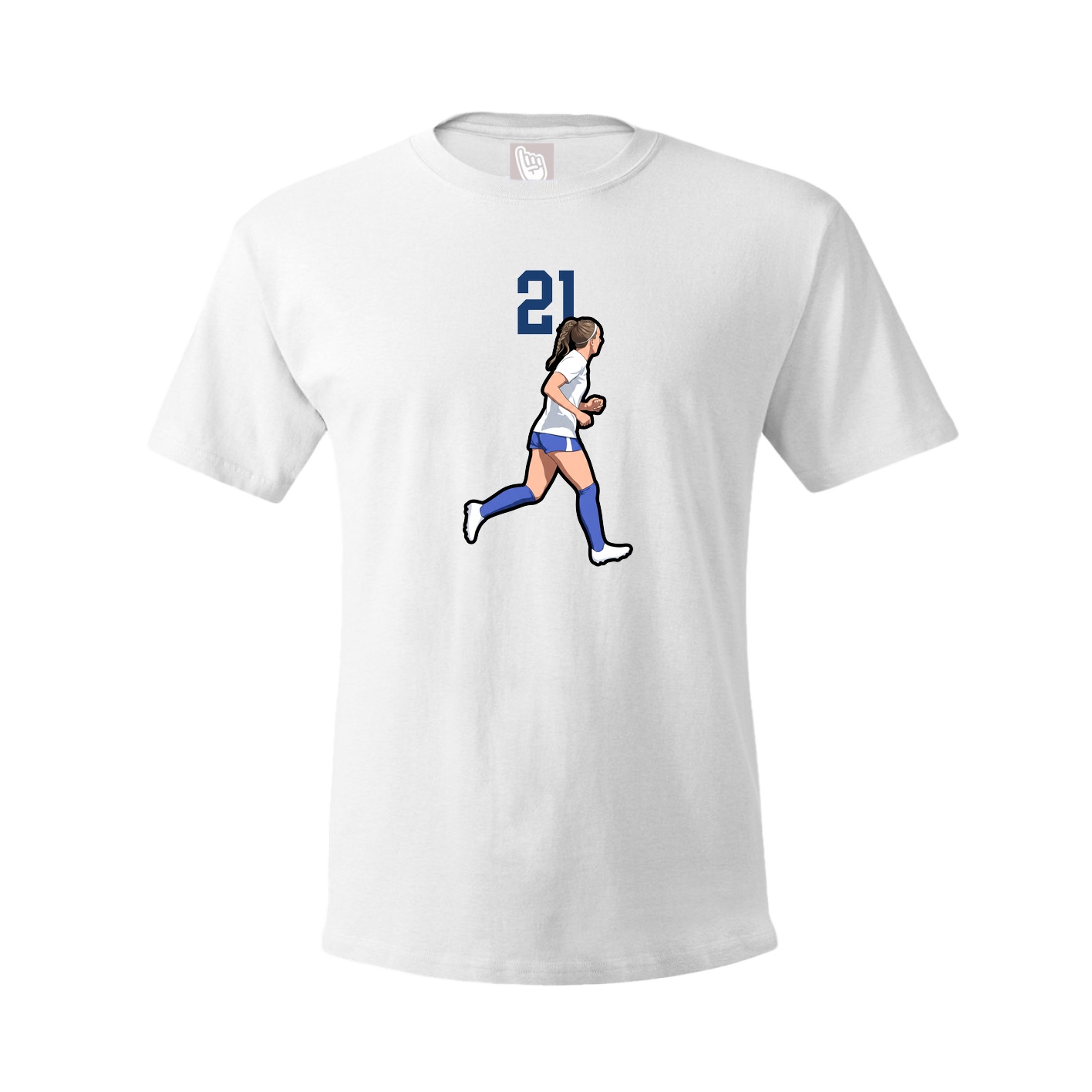 Tee — Number Top in White