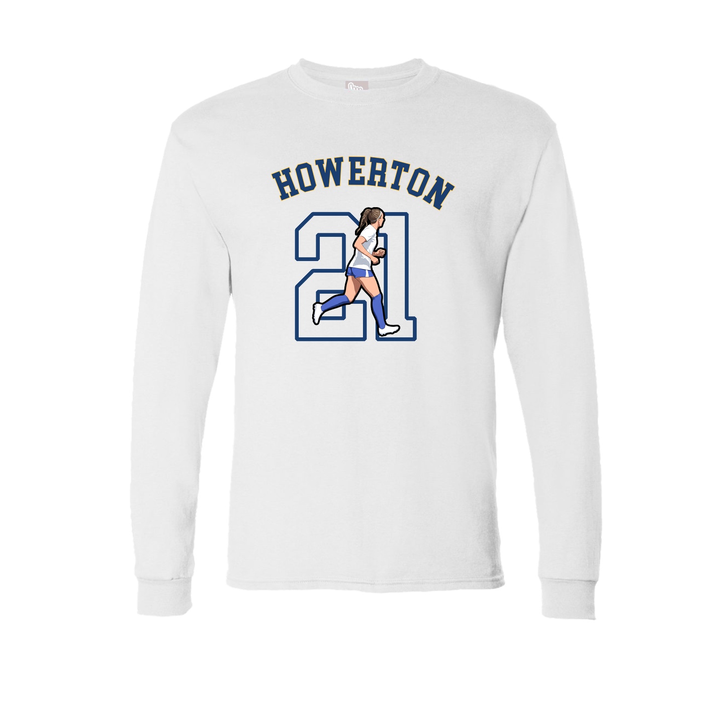 Long Sleeve Tee — Shirsey Arch in White