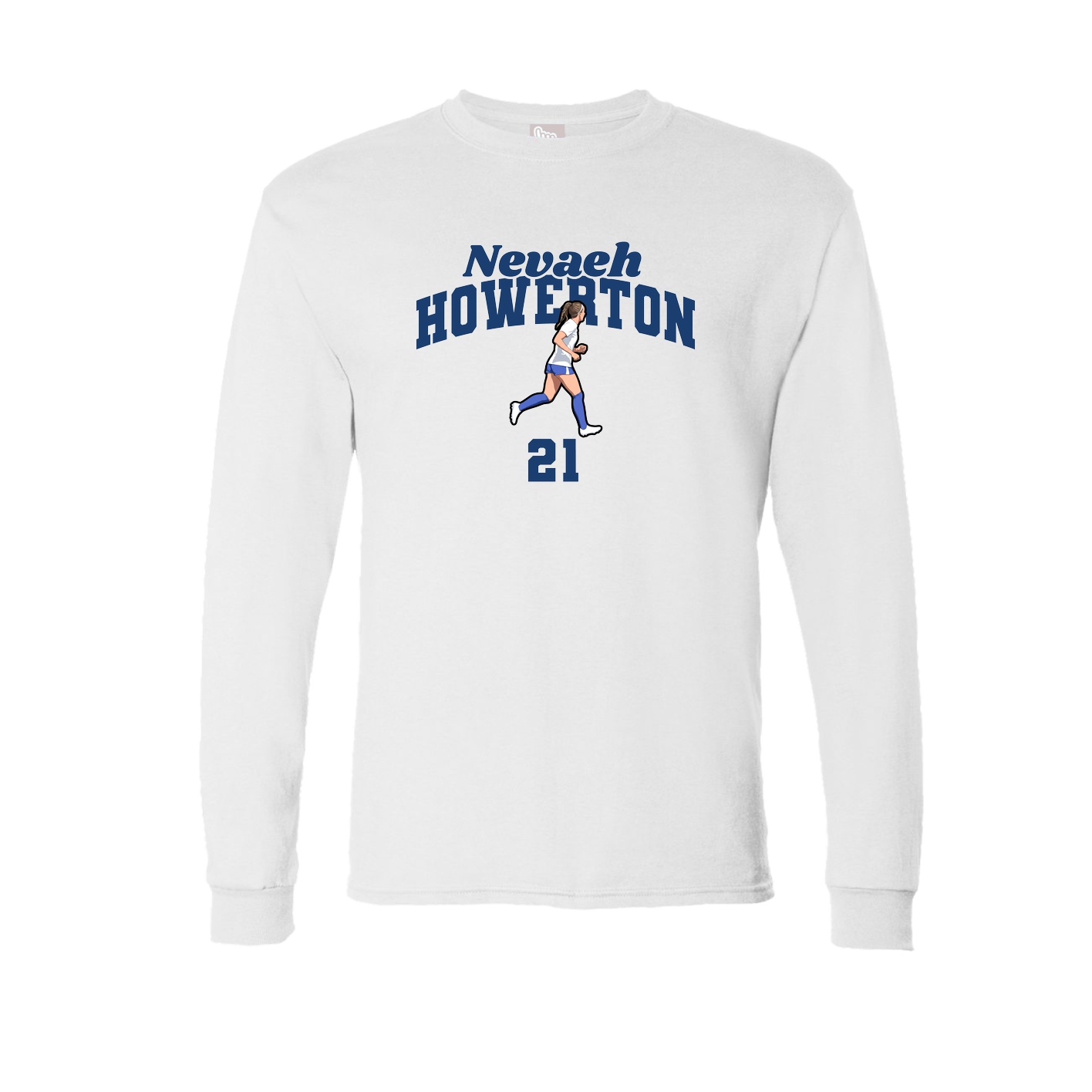 Long Sleeve Tee — Signature Arch in White