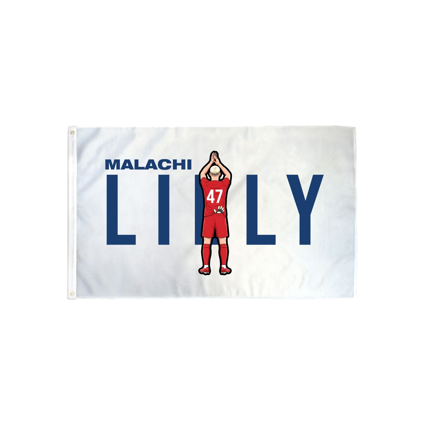 3x5 Flag — Player Name in Classic