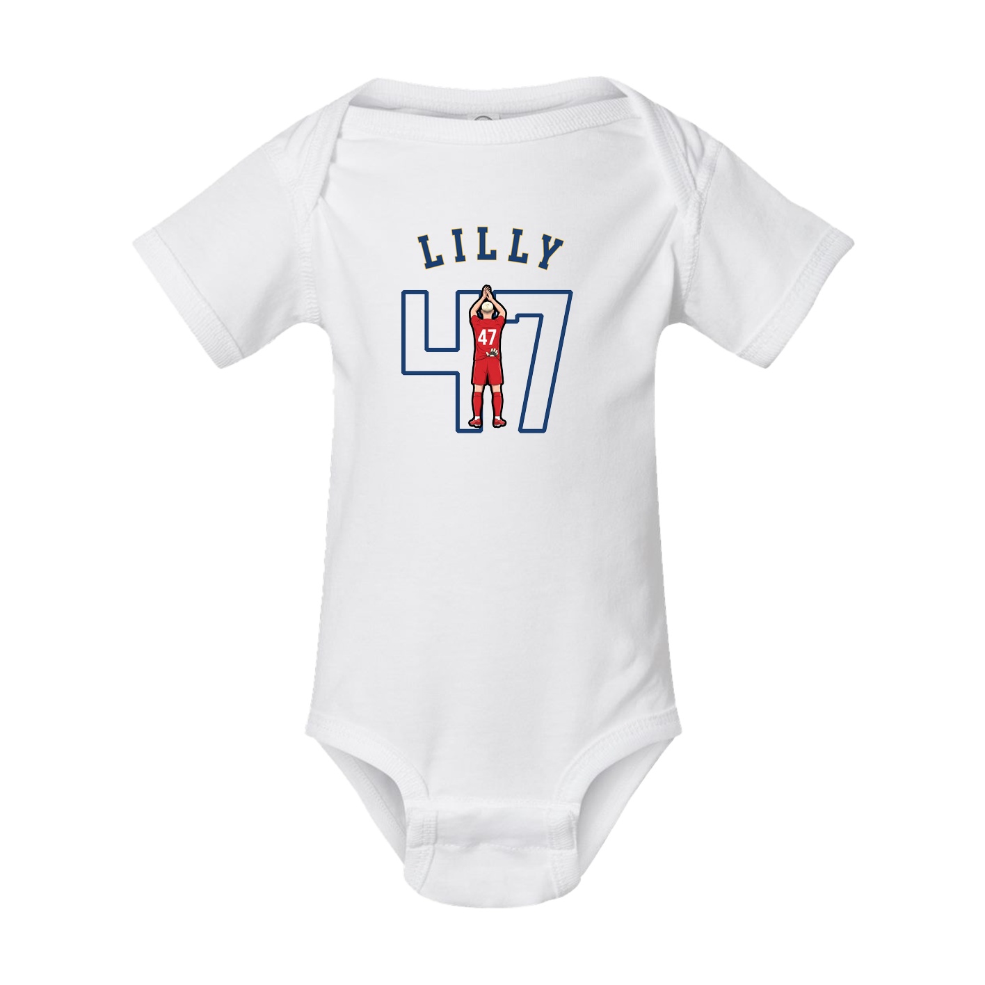 Baby Onesie — Shirsey Arch in White