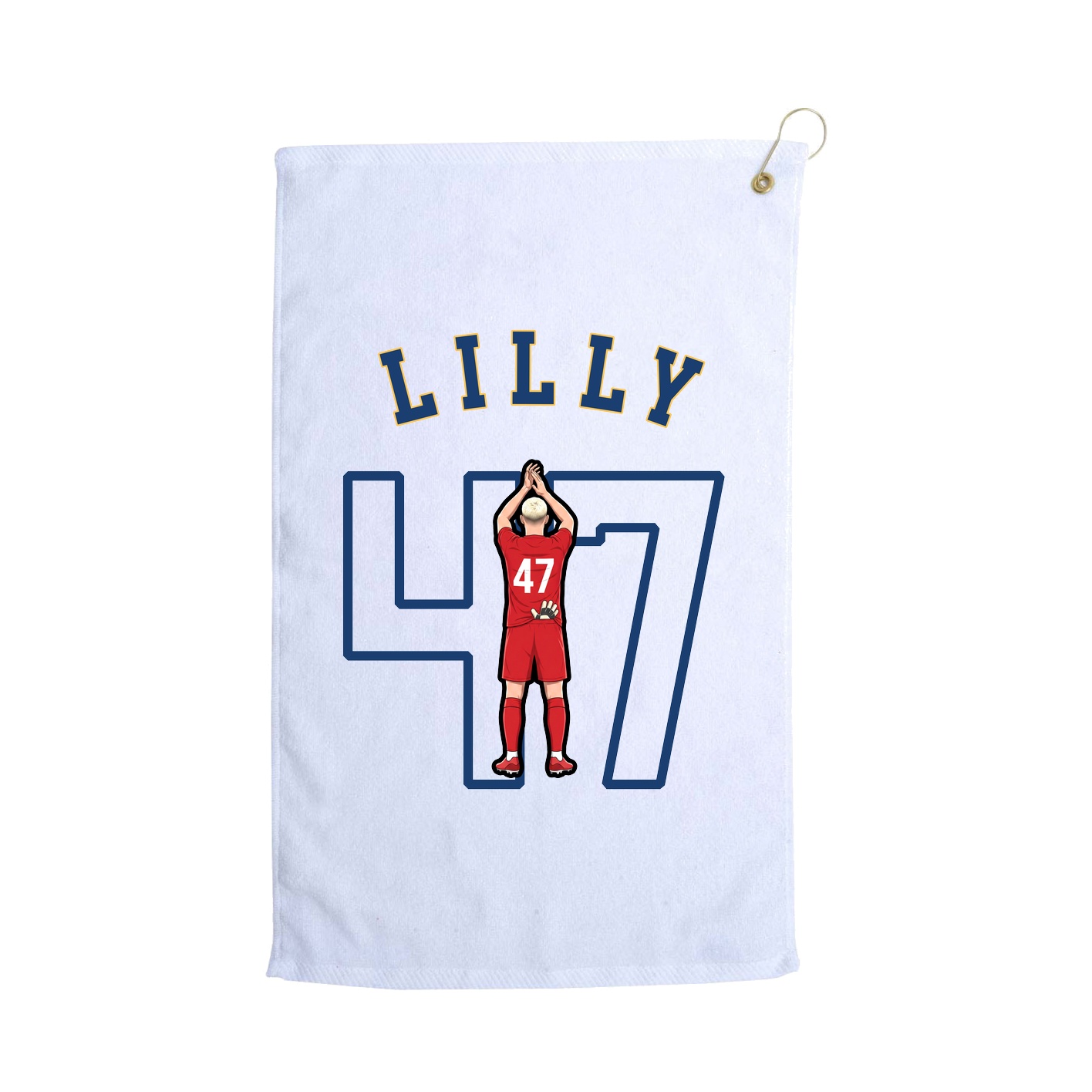 Golf Towel — Shirsey Arch in White