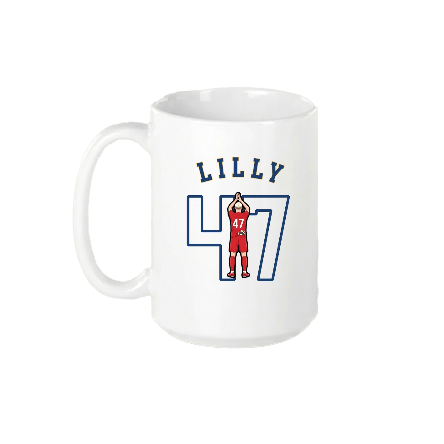 15oz Coffee Mug — Shirsey Arch in White