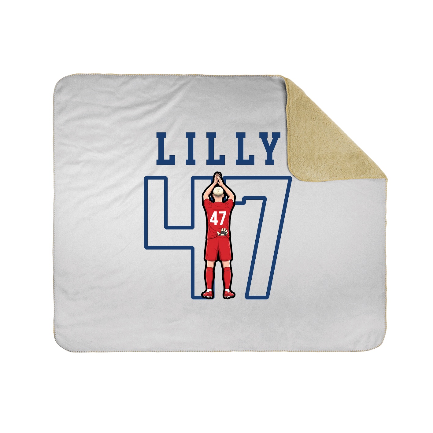 Throw Blanket — Shirsey in White