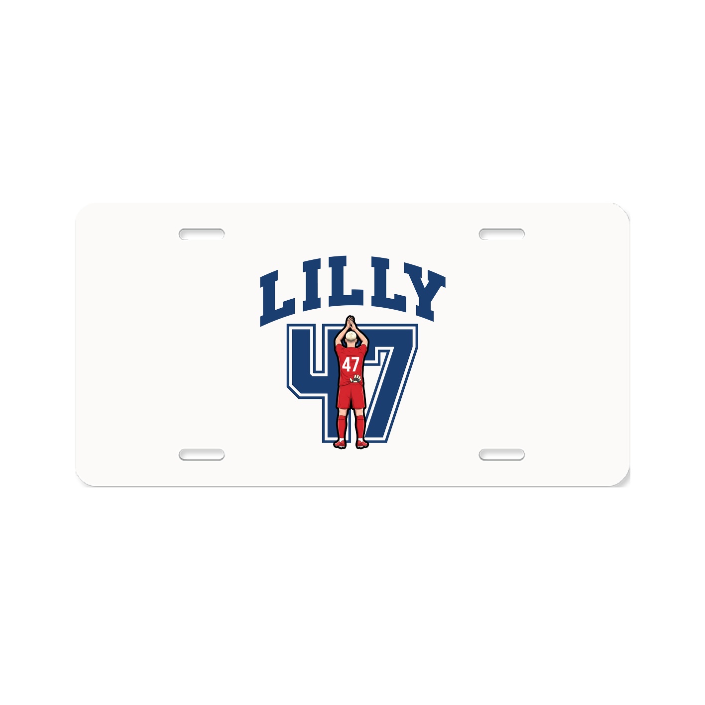 License Plate — Number in Classic