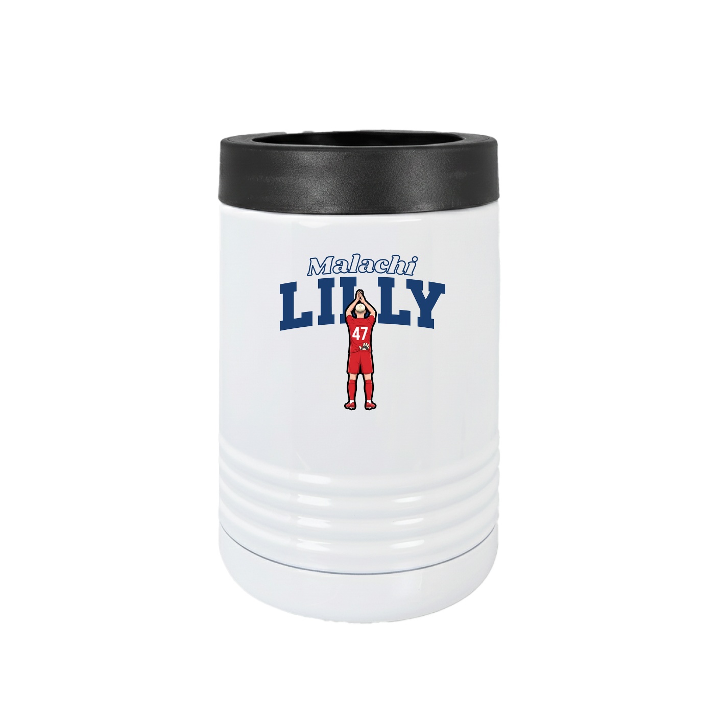 Beverage Holder — Name Arch in White