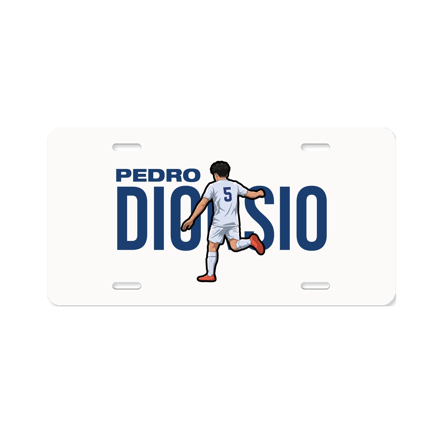 License Plate — Player Name in Classic
