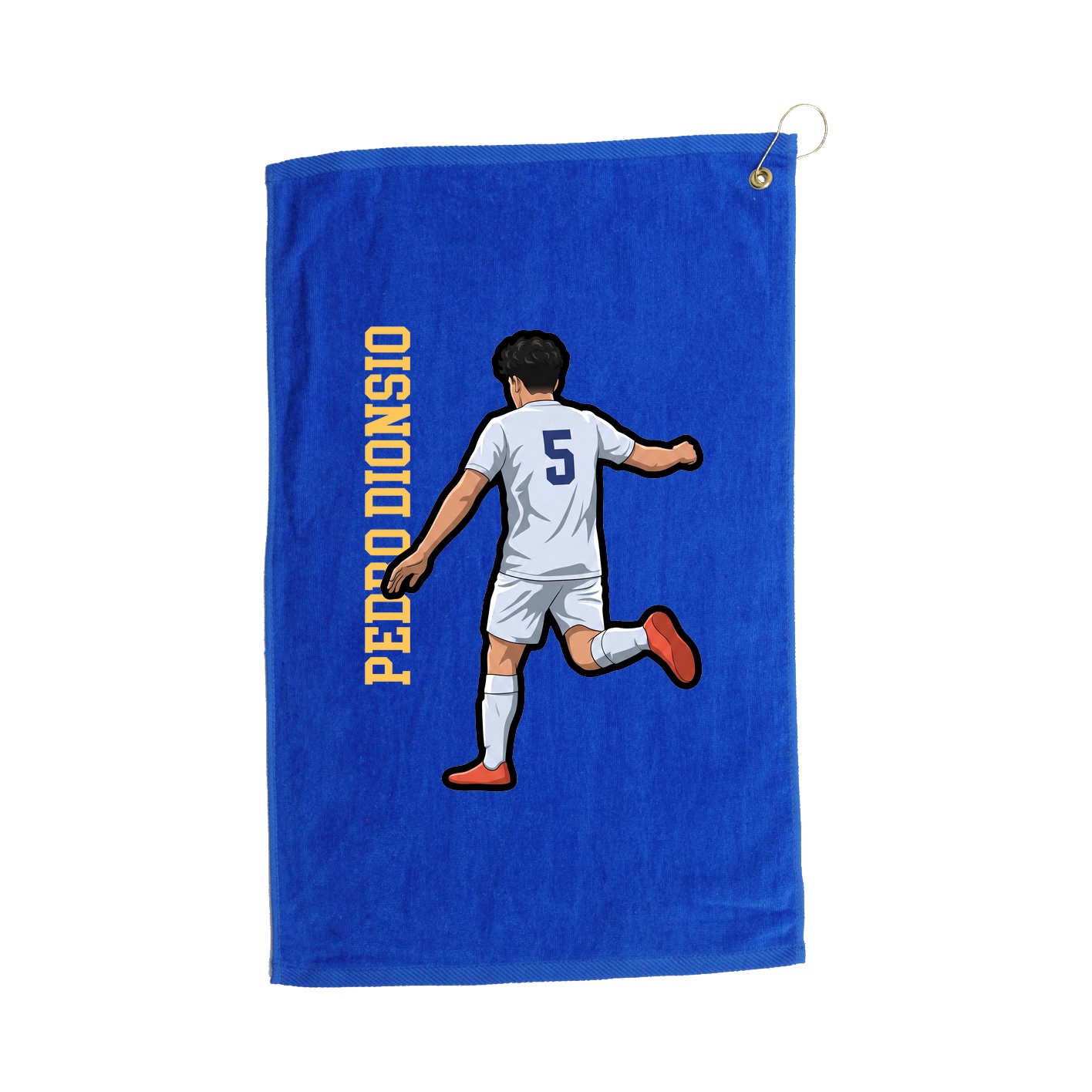 Golf Towel — Name Vertical in Royal