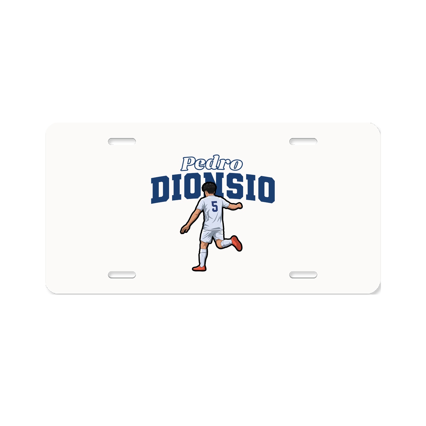 License Plate — Name Arch in Classic