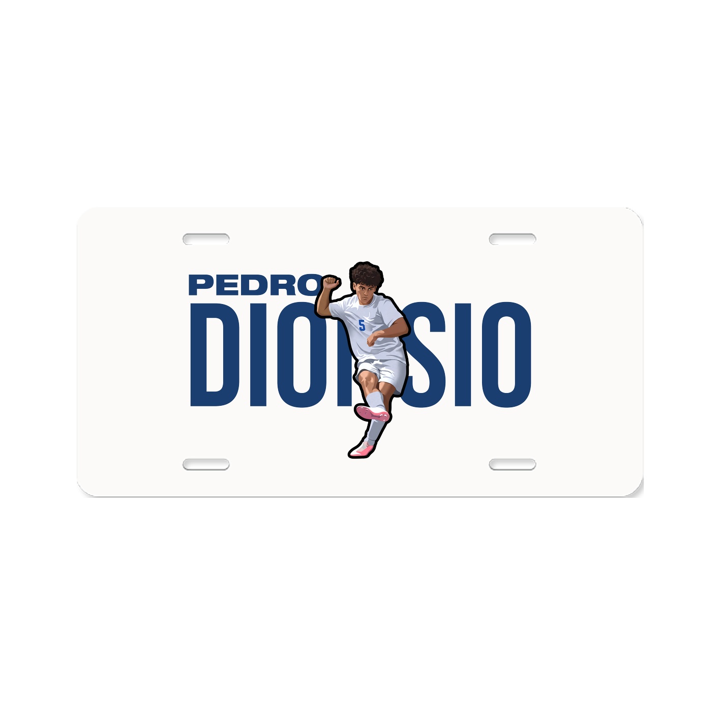 License Plate — Player Name in Classic