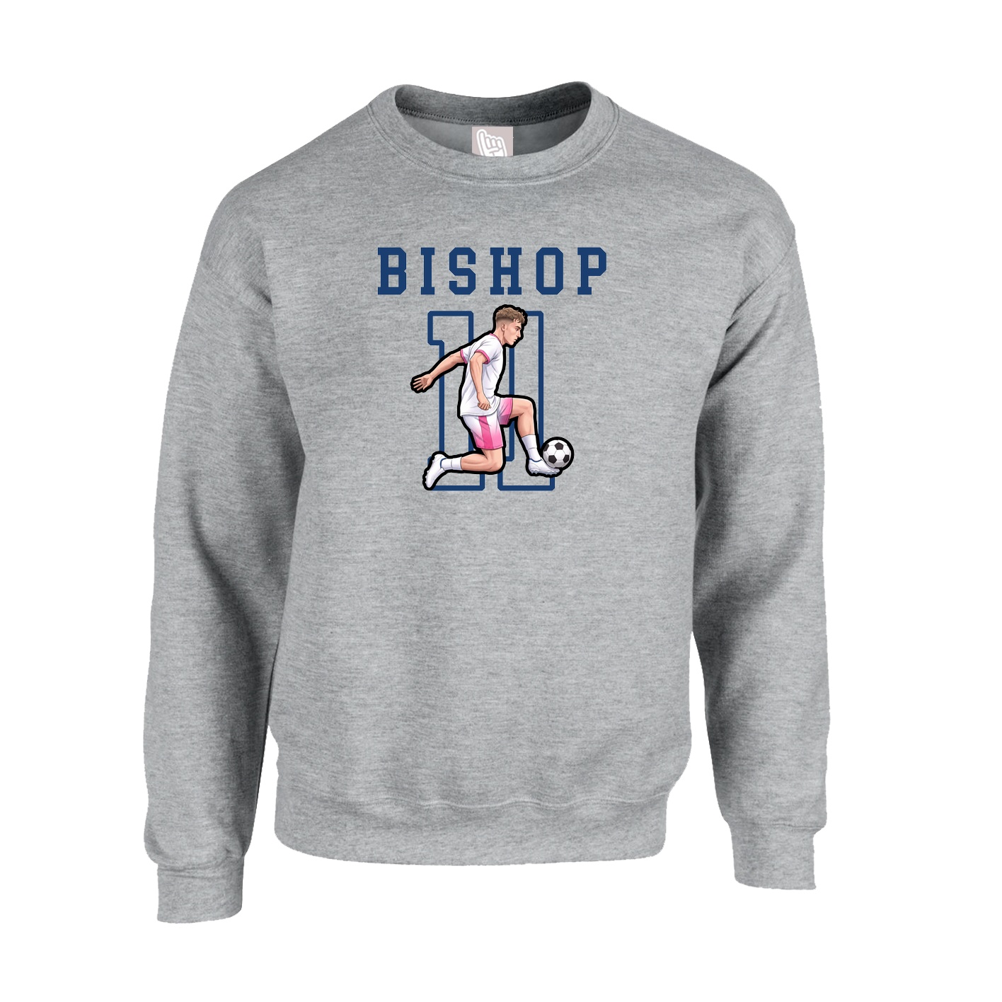 Fleece Crew — Shirsey in Grey