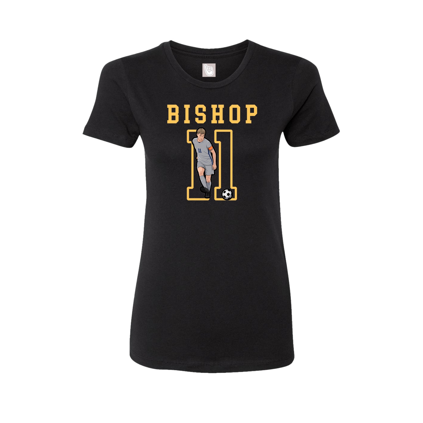 Fitted Women's Tee — Shirsey in Black