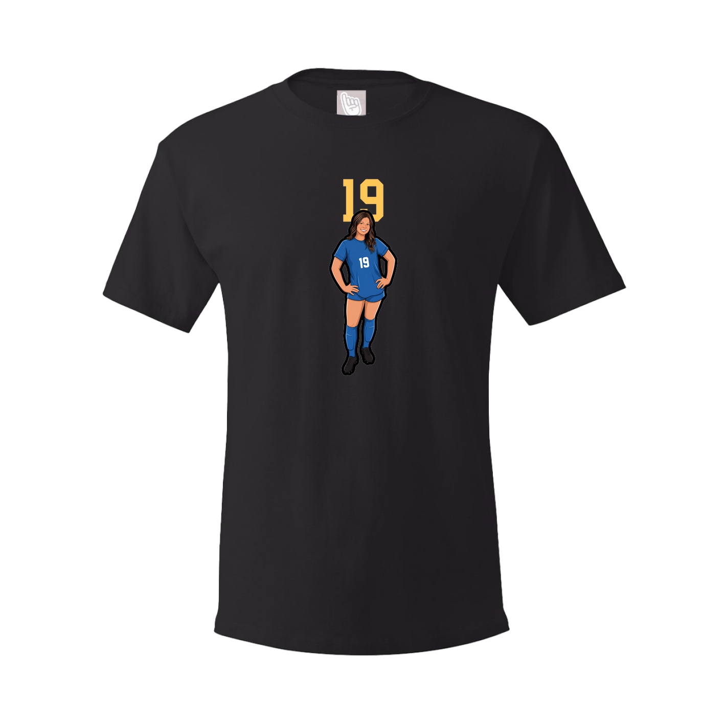 Tee — Number Top in Black