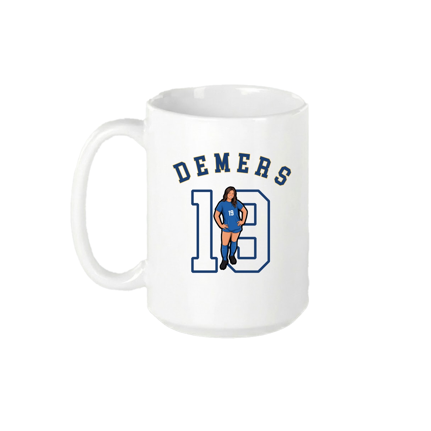 15oz Coffee Mug — Shirsey Arch in White