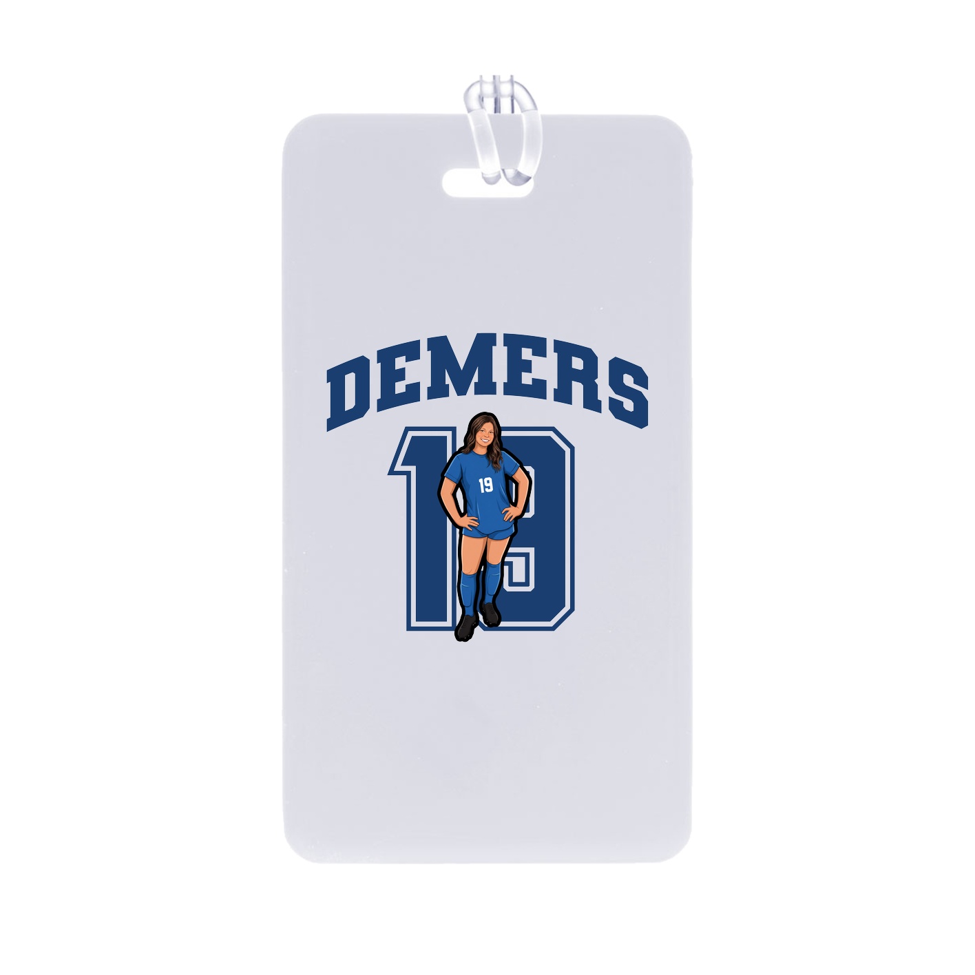 Bag Tag — Number in Classic