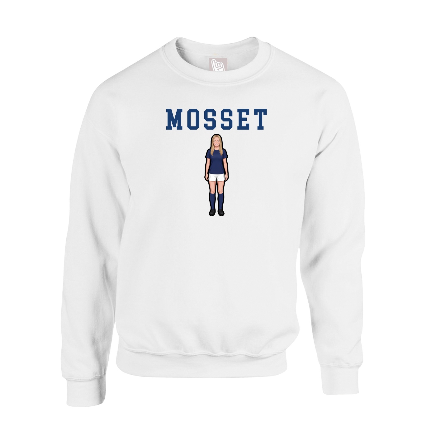 Fleece Crew — Shirsey in White