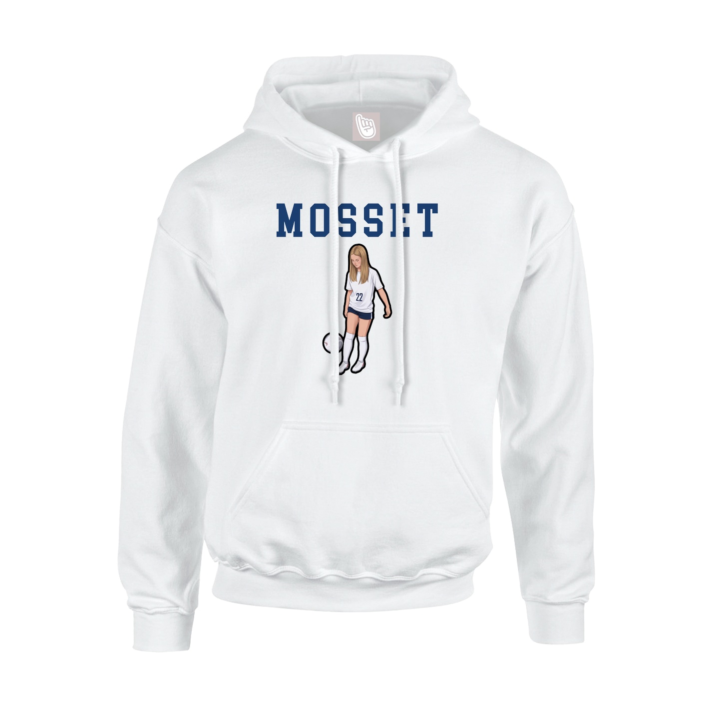 Hoodie — Shirsey in White