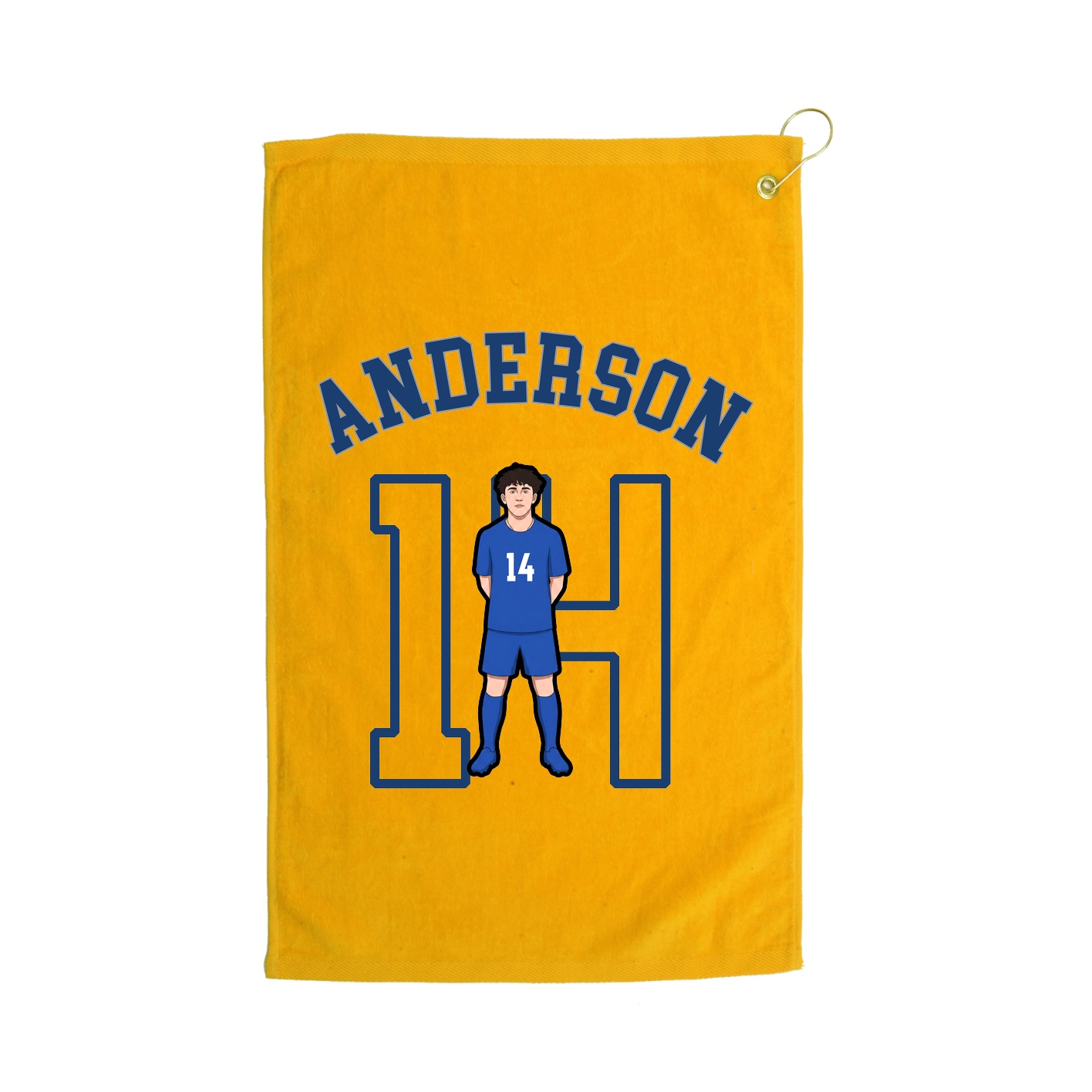 Golf Towel — Shirsey Arch in Gold